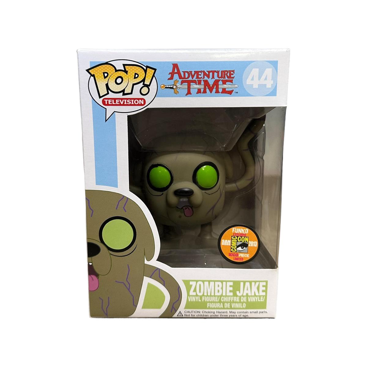 Zombie Jake 44 Funko Pop 8211 Adventure Time 8211 SDCC 2013 Exclusive LE1008 Pcs 8211 Condition 8510