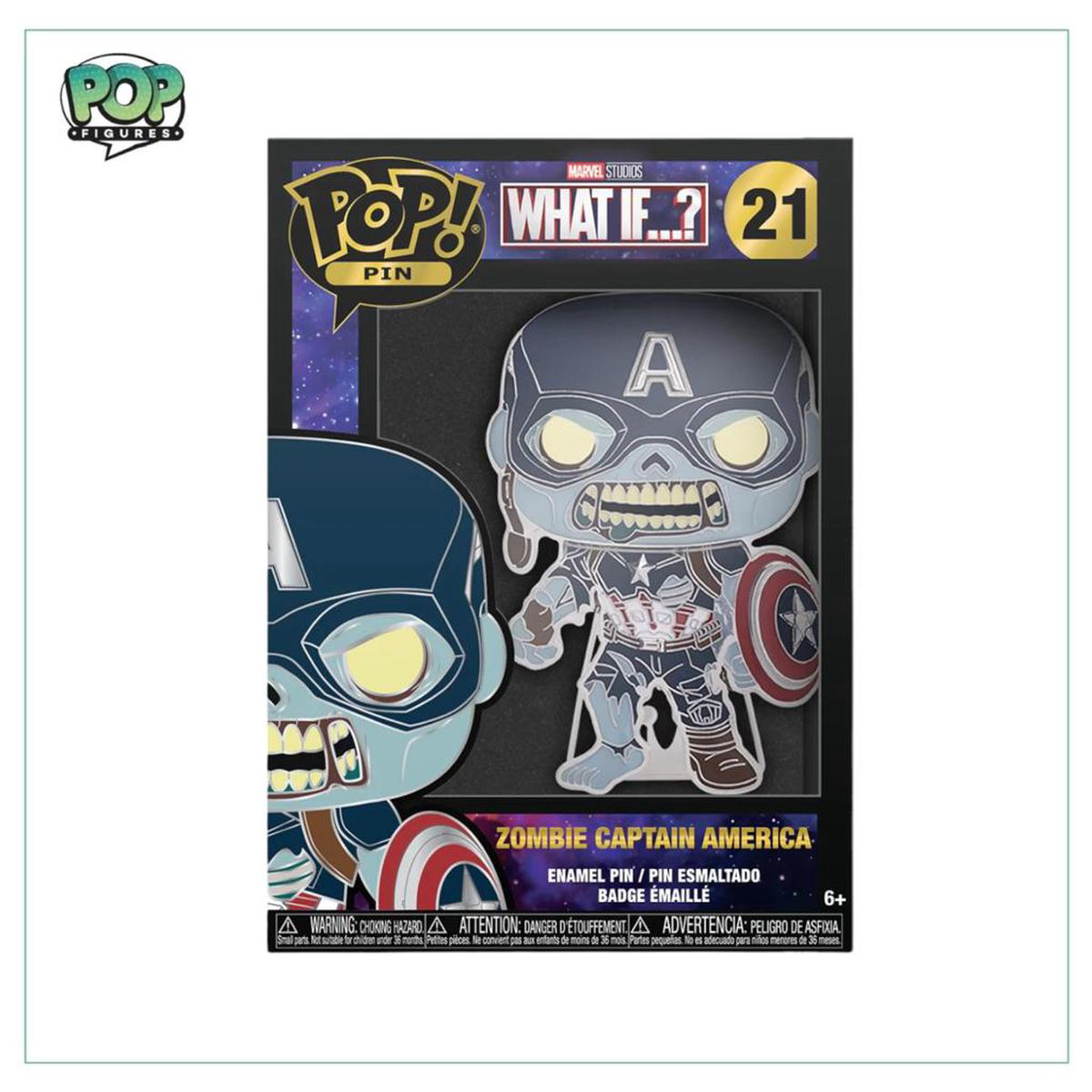Zombie Captain America 21 Funko Pop Pin 8211 Marvel What If