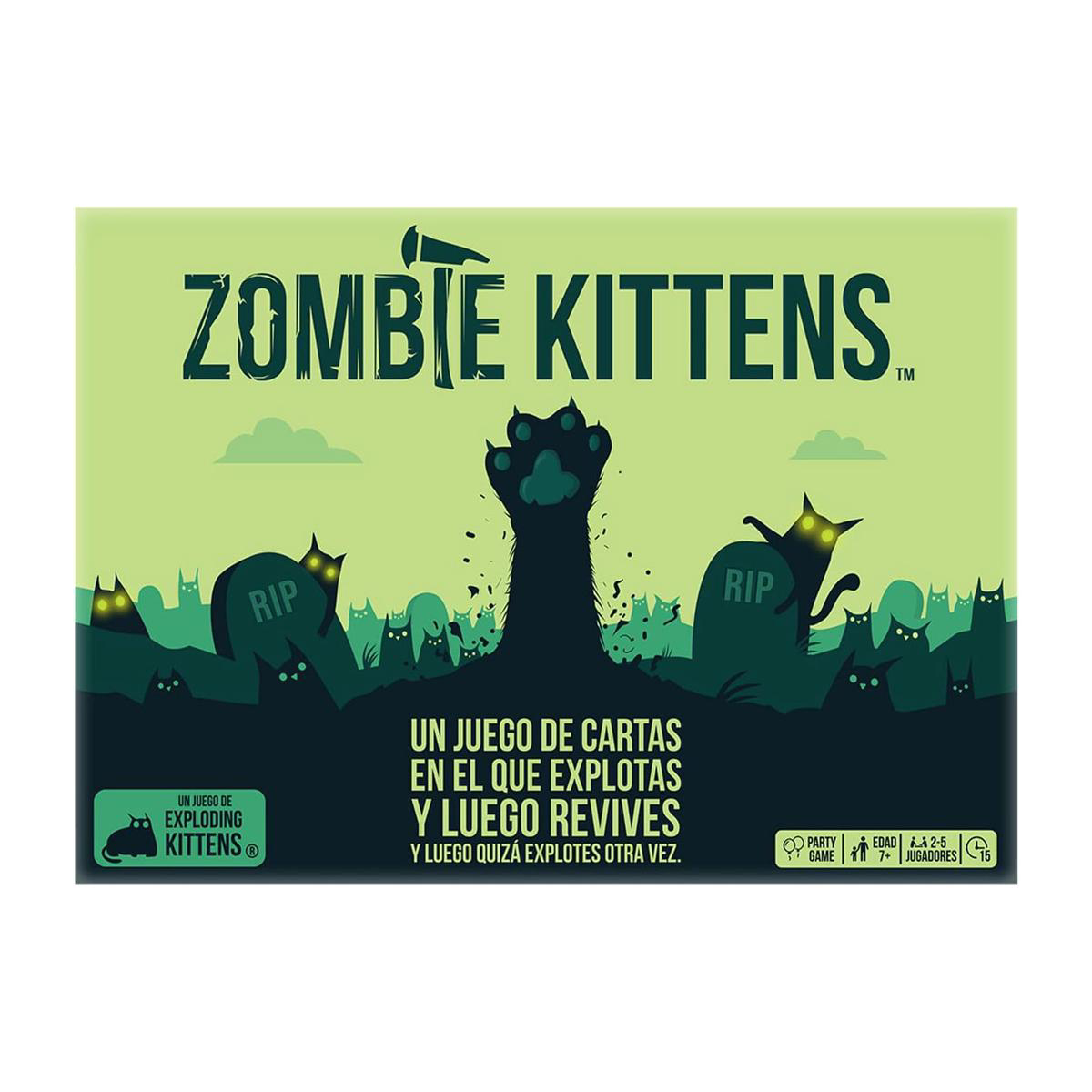 Zombie Kittens 8211 2-5 Players 8211 15 Minutes of Play (SPANISH EDITION)