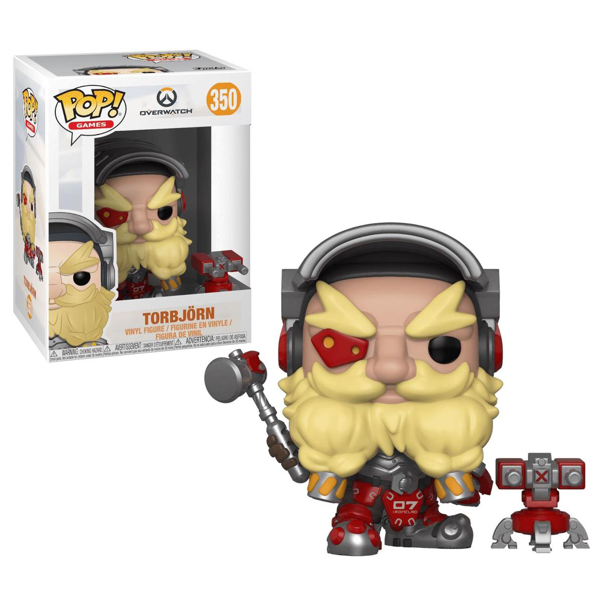 (Box Damage) Funko Pop Overwatch Torbjorn 350