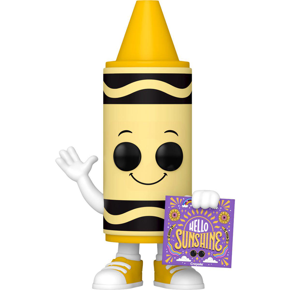 Ad Icons 8211 Crayola Yellow Crayon 214 (Colors of Kindness) 8211 Funko Pop Vinyl Figure