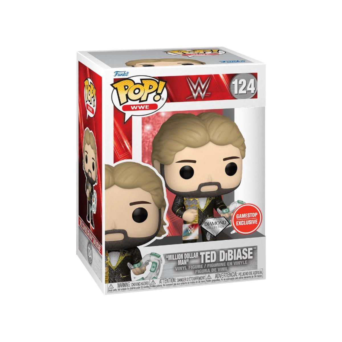 8221Million Dollar Man8221 Ted DiBiase 124 (Diamond Collection) Funko Pop 8211 WWE 8211 GameStop Exclusive