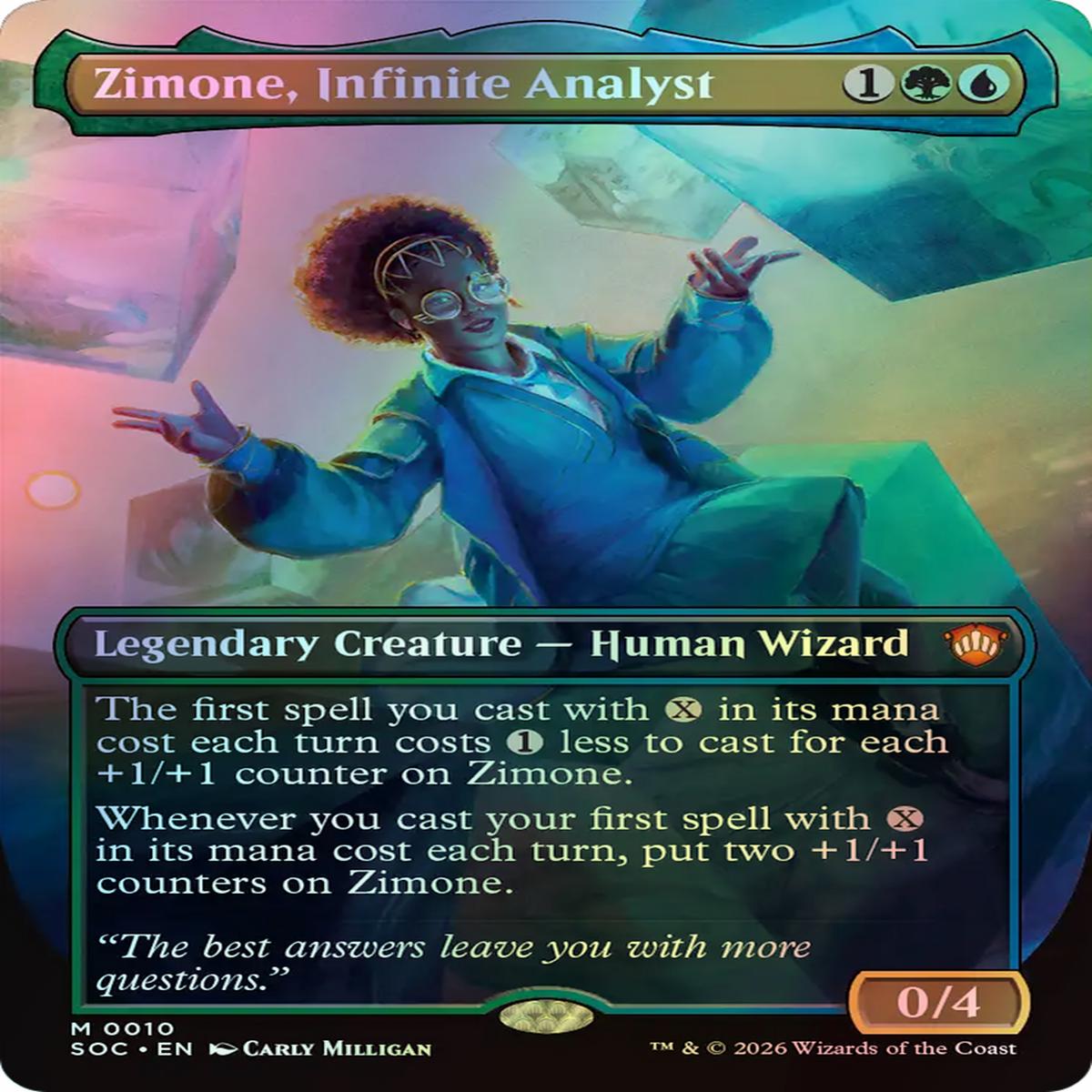 Zimone Infinite Analyst (Soc) 10 EnF NearMint