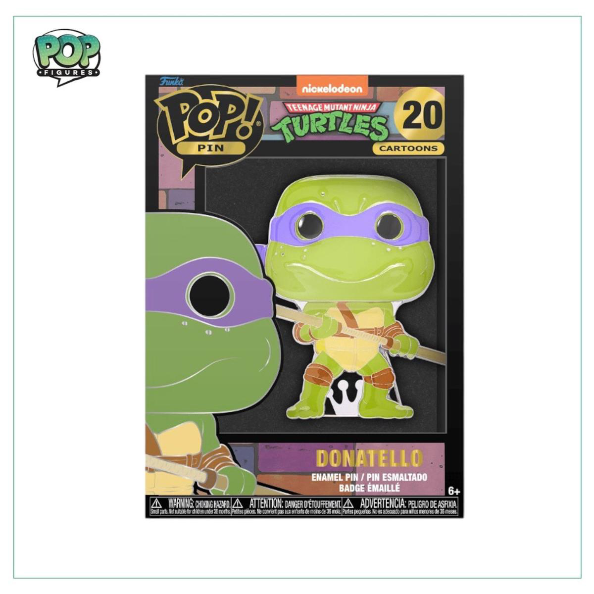 Donatello 20 Funko Enamel Pop Pin 8211 Teenage Mutant Ninja Turtles