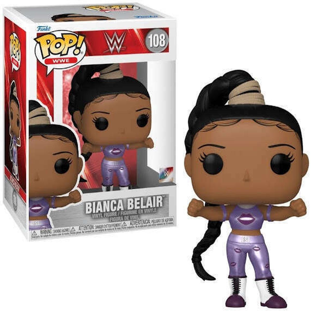 (Box Damage) Funko Pop WWE Bianca Belair (Purple Outfit) 108