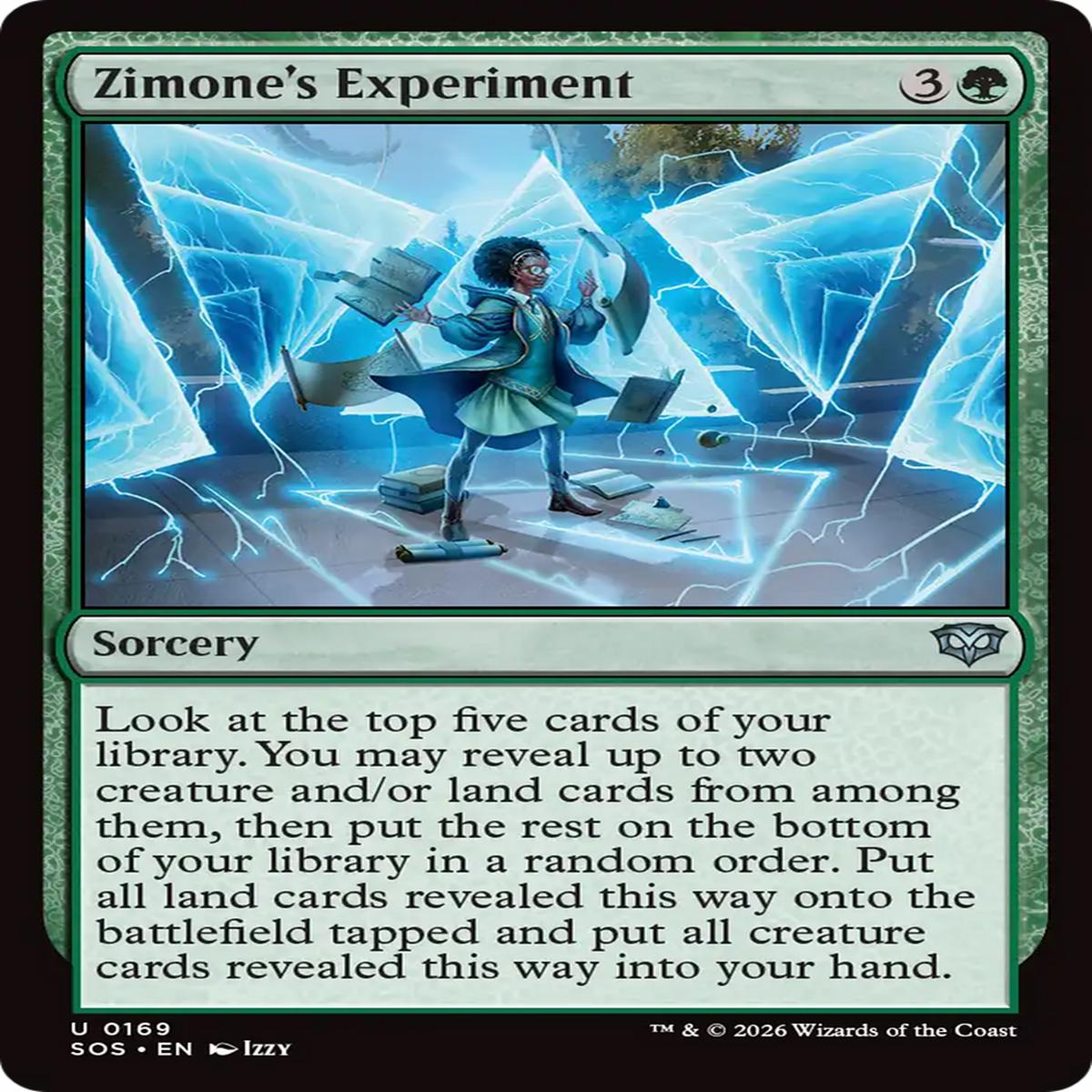 ZimoneS Experiment (Sos) 169 EnN NearMint
