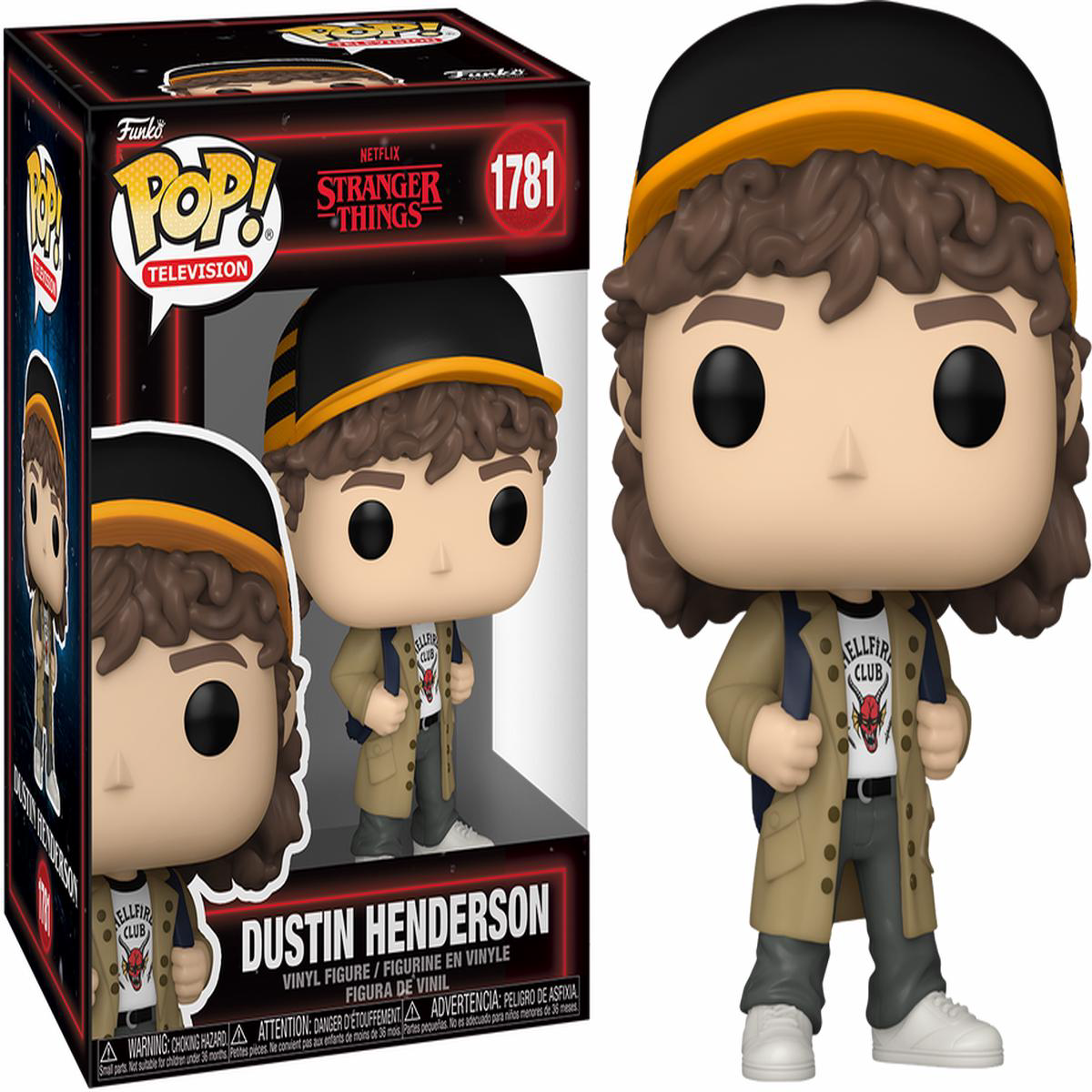 (Light Box Damage) Funko Pop Stranger Things Dustin Henderson 1781