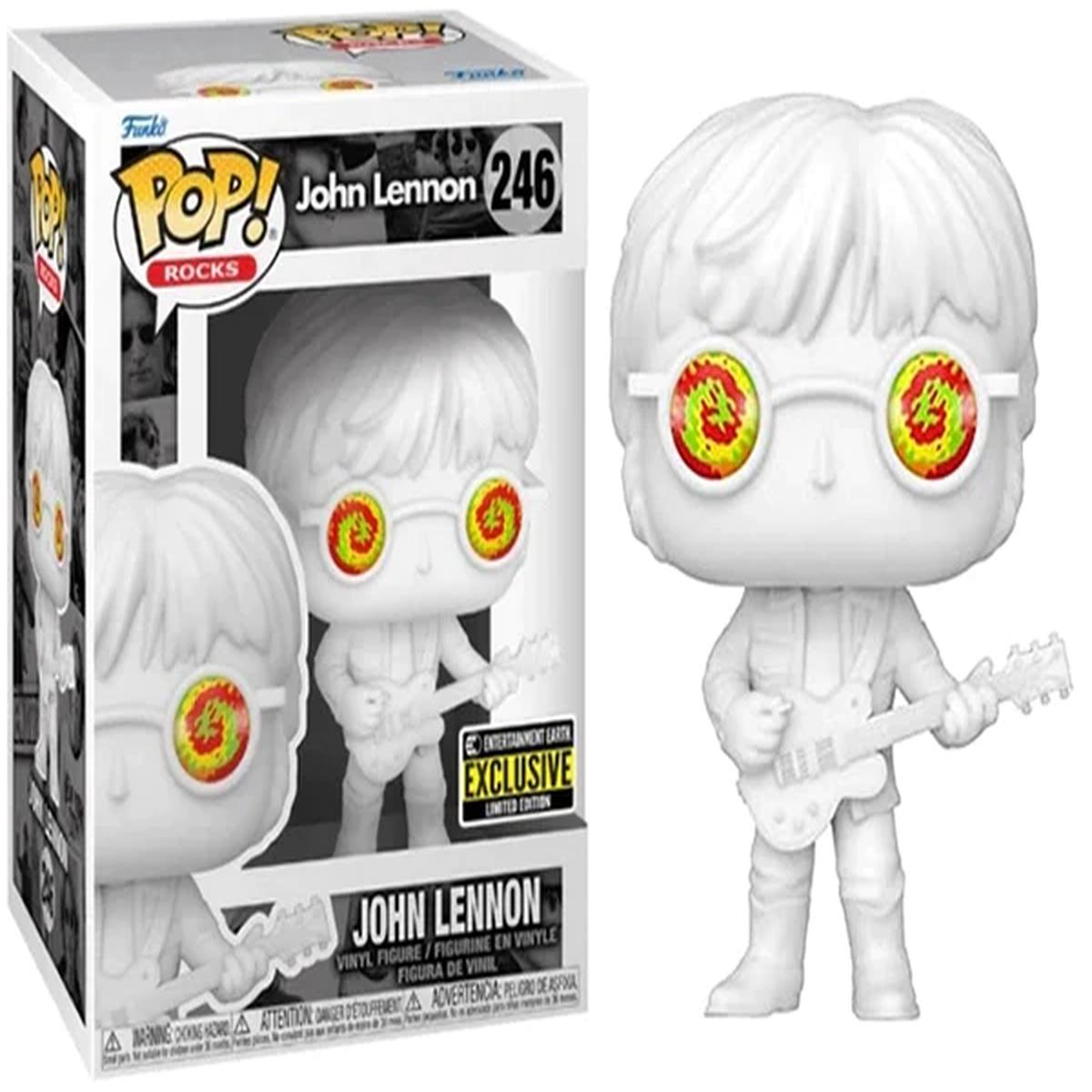 (Box Damage) Funko Pop Rocks John Lennon with Psychedelic Shades Exclusive 246