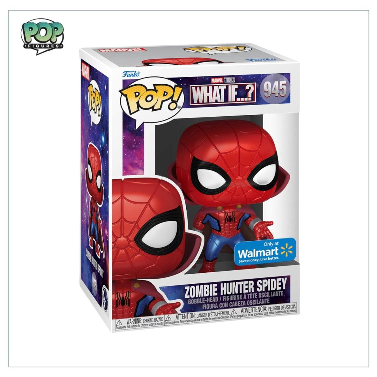 Zombie Hunter Spidey 945 Funko Pop 8211 Marvel What If 8211 Walmart Exclusive