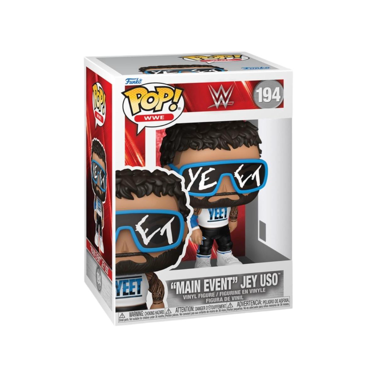 8221Main Event8221 Jey Uso 194 Funko Pop 8211 WWE 8211 PREORDER