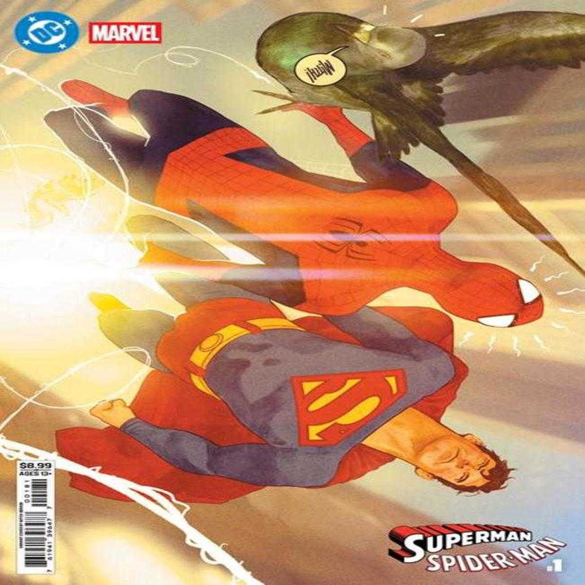 DC Marvel Superman Spider-Man #1 (One Shot) Cover H Mitch Gerads Card Stock Variant