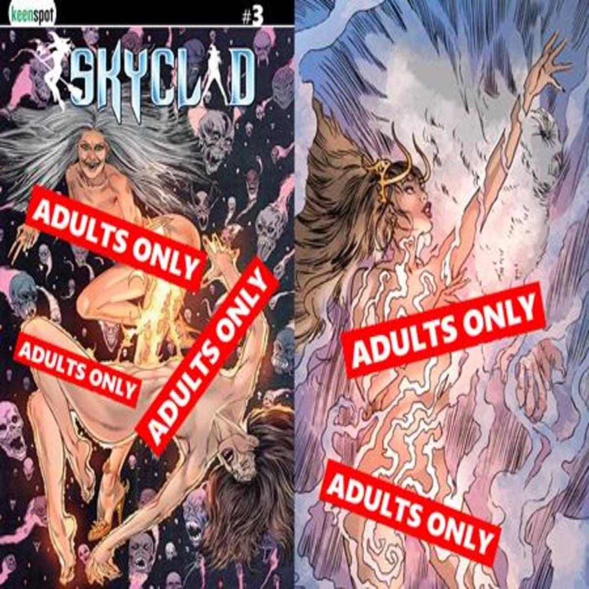 Skyclad #3 Cover C Michal Dutkiewicz Adults Only Flip Variant (Mature)