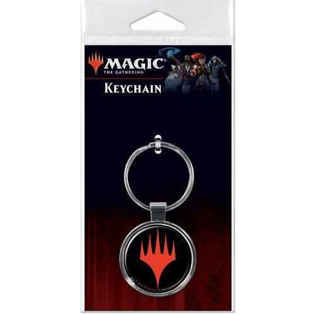 Keychain: Magic Red Mana Symbol