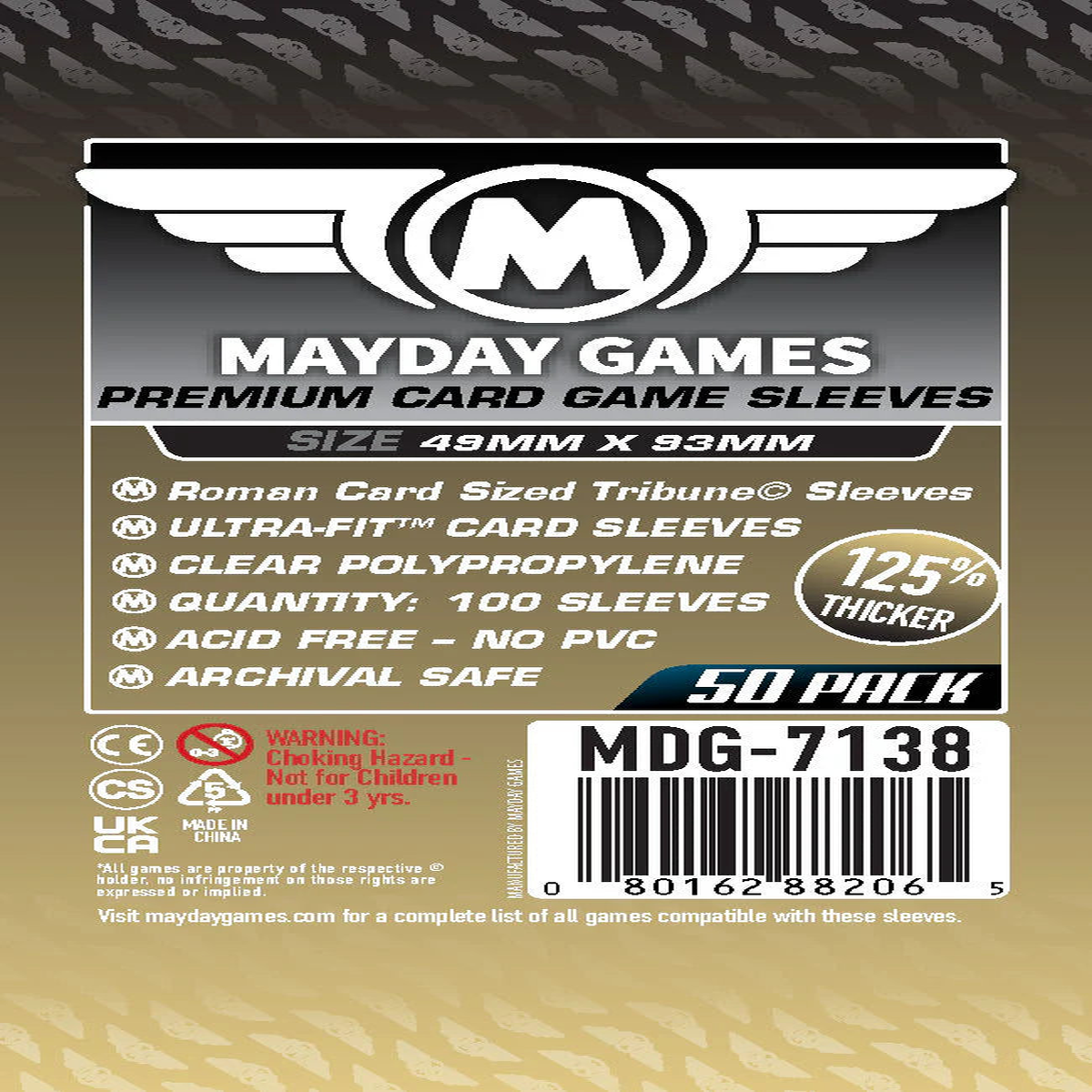 MayDay Premium 49x93mm Sleeves