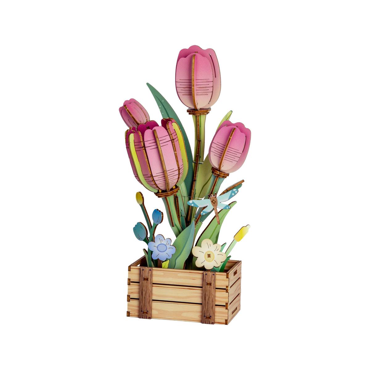 Hands Craft - Pink Tulip Bloom Set