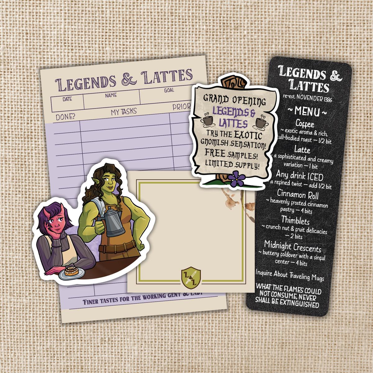 Legends & Lattes Boxed Gift Set