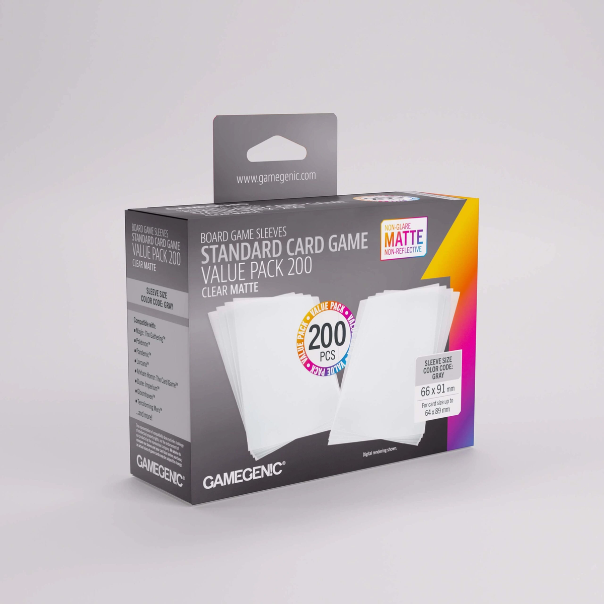 Gamegenic Matte Sleeves Value Pack