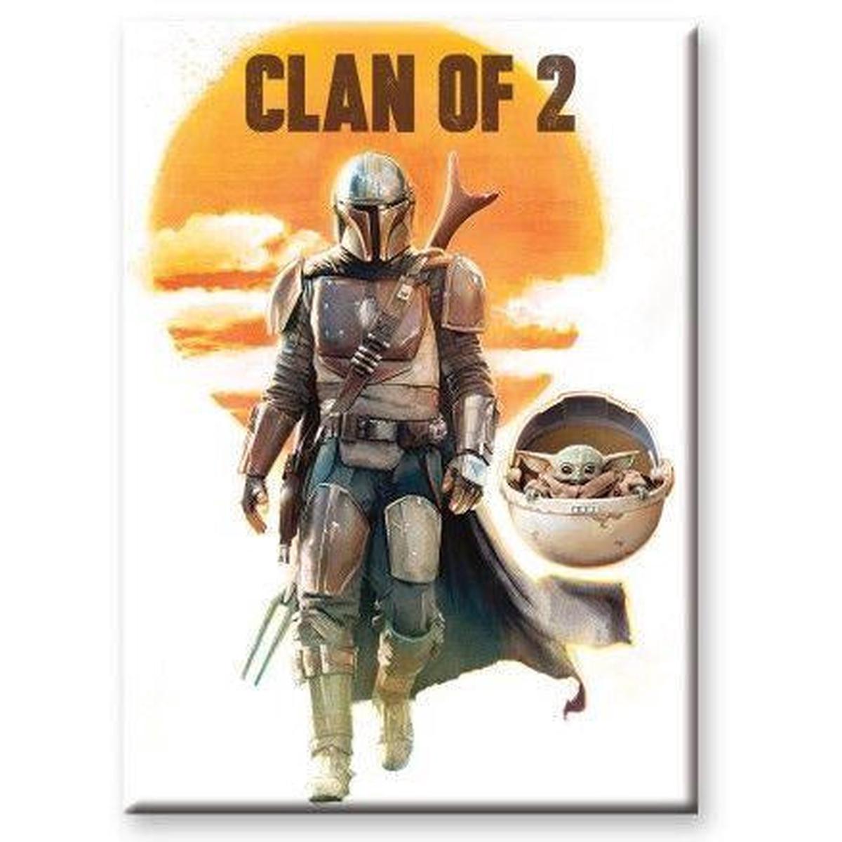Mandalorian Clan of 2 Magnet