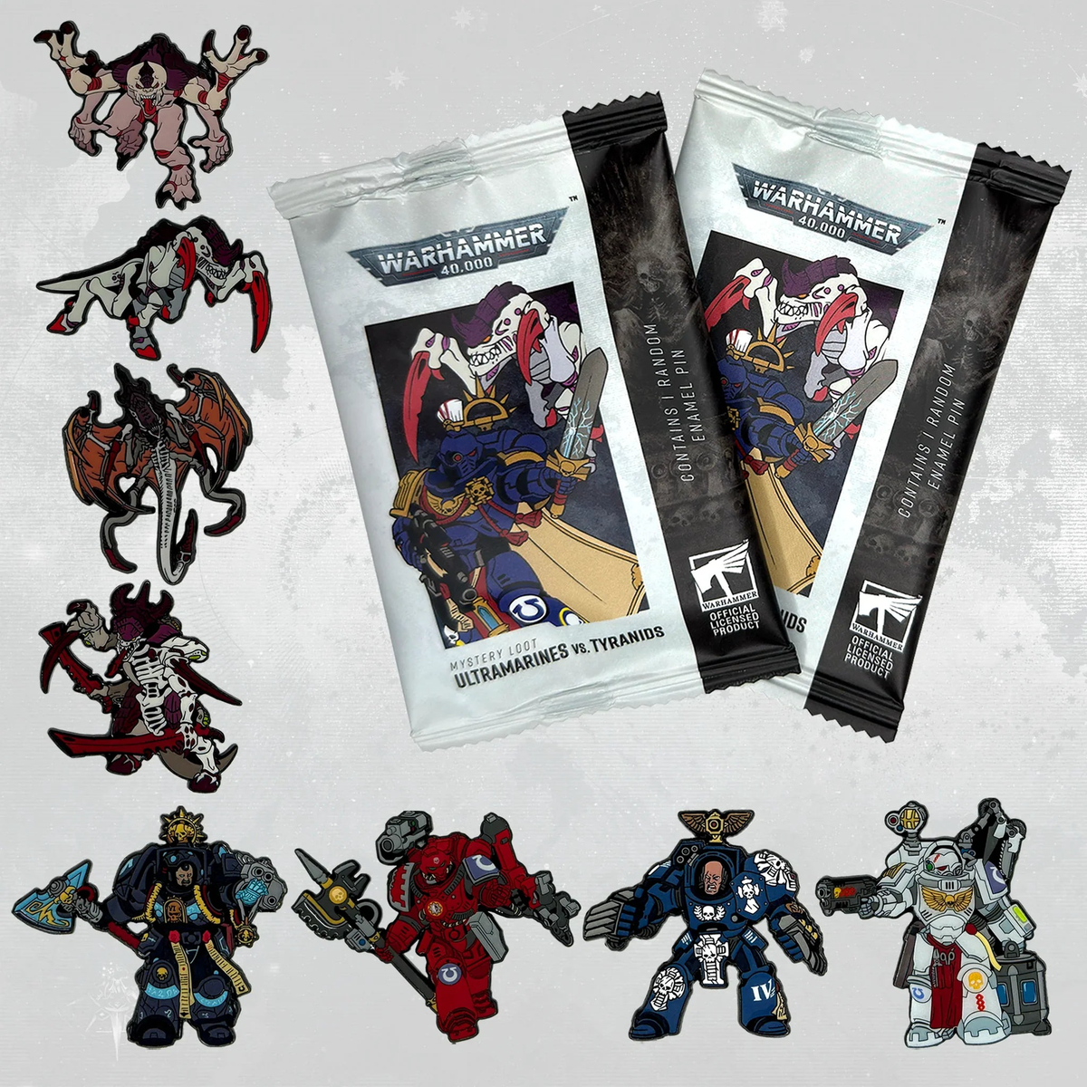 Ultramarine vs Tyranid Mystery Pin Loot