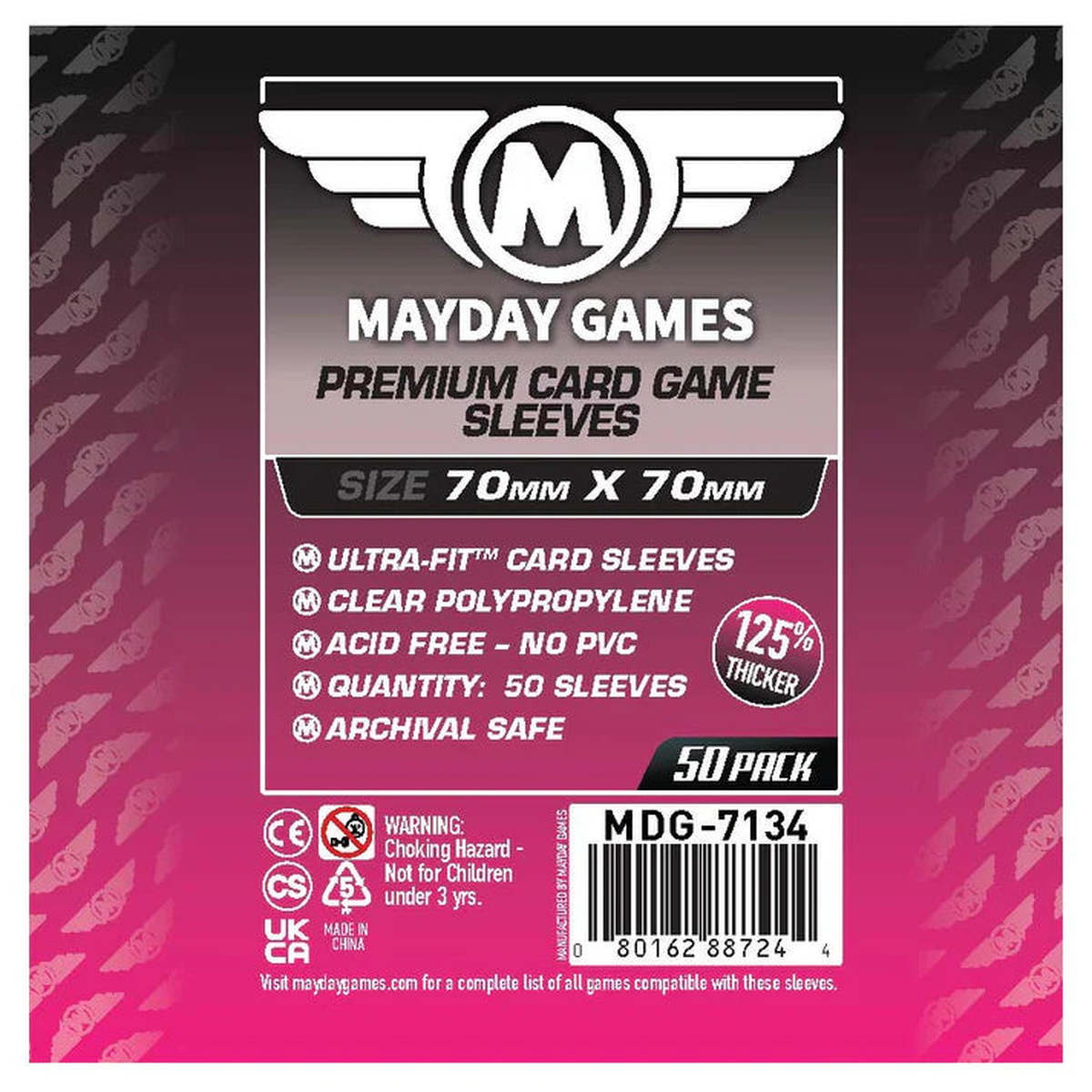 MayDay Premium 70x70mm Sleeves