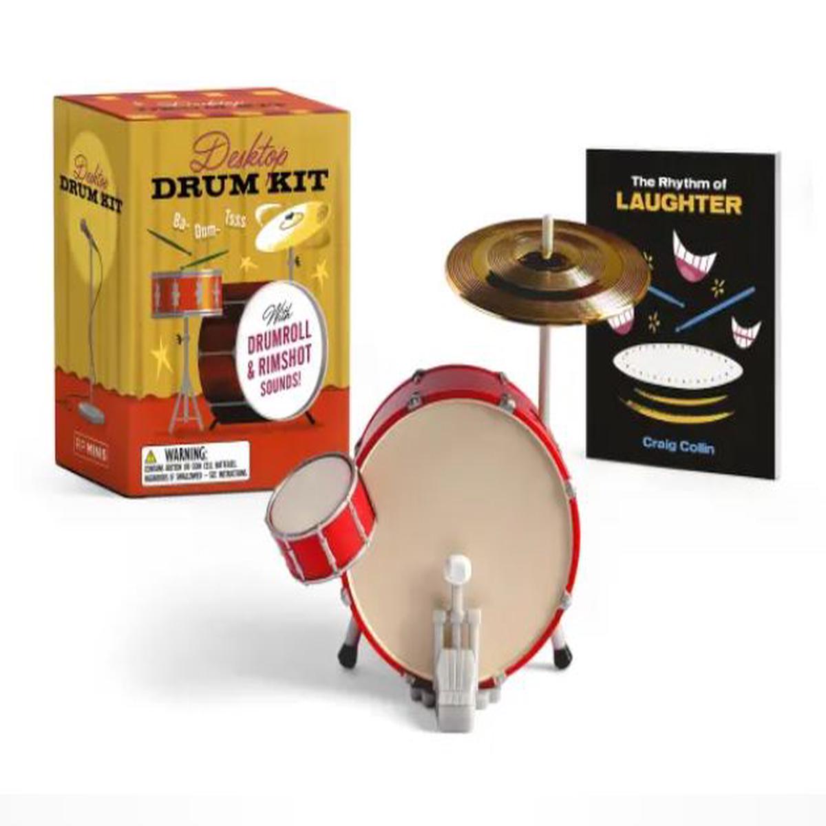 Running Press Desktop Drum Kit