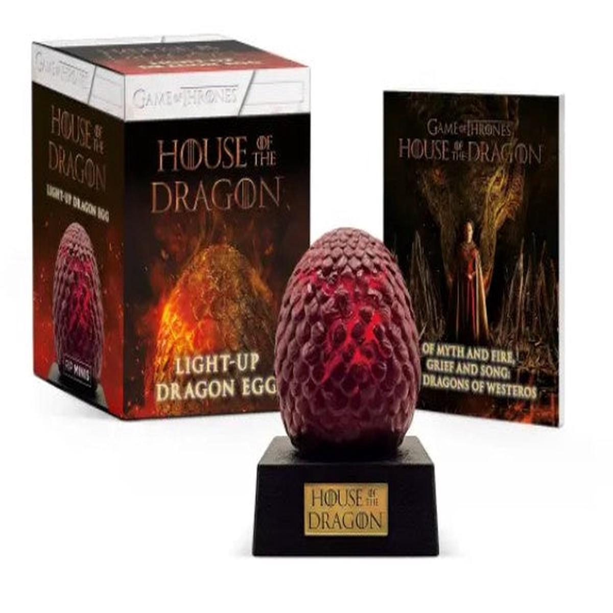 Running Press House of Dragon Light Up Dragon Egg