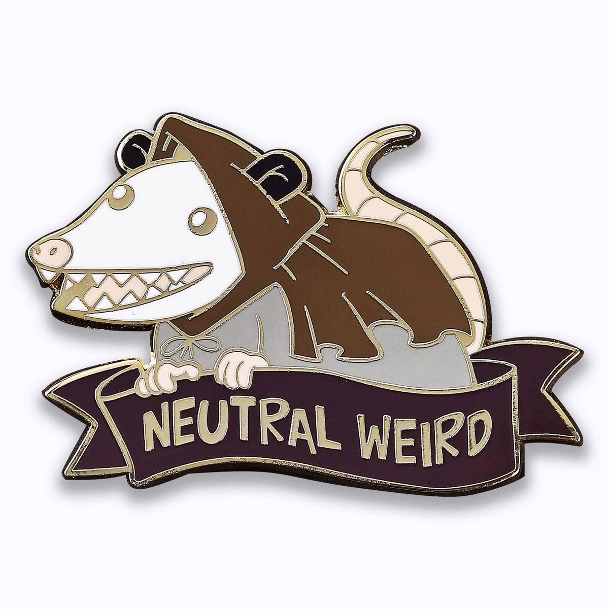 Alternative Alignments Enamel Pin - Neutral Weird