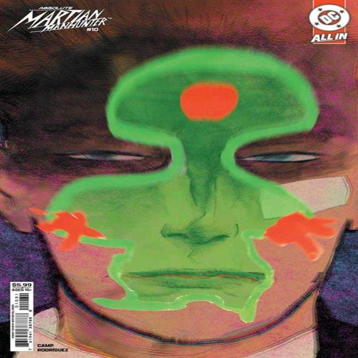 Absolute Martian Manhunter #10 Cover C Werther Dell Edera Card Stock Variant